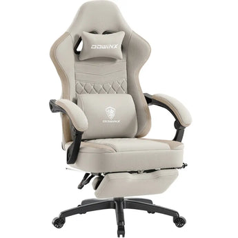 Dowinx Chair LS-66D57E Extended Footrest Beige Dowinx