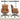 Dowinx Cross Legged Office Chair QL-66B2 Brown Dowinx