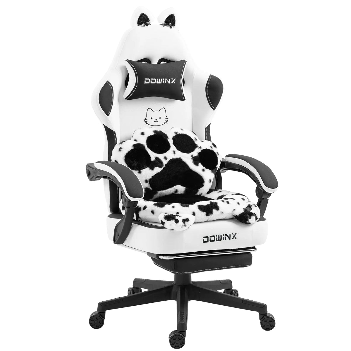 Dowinx Cat Paw Series LS-66D52 Black-white dowinx-gaming-chair.EU