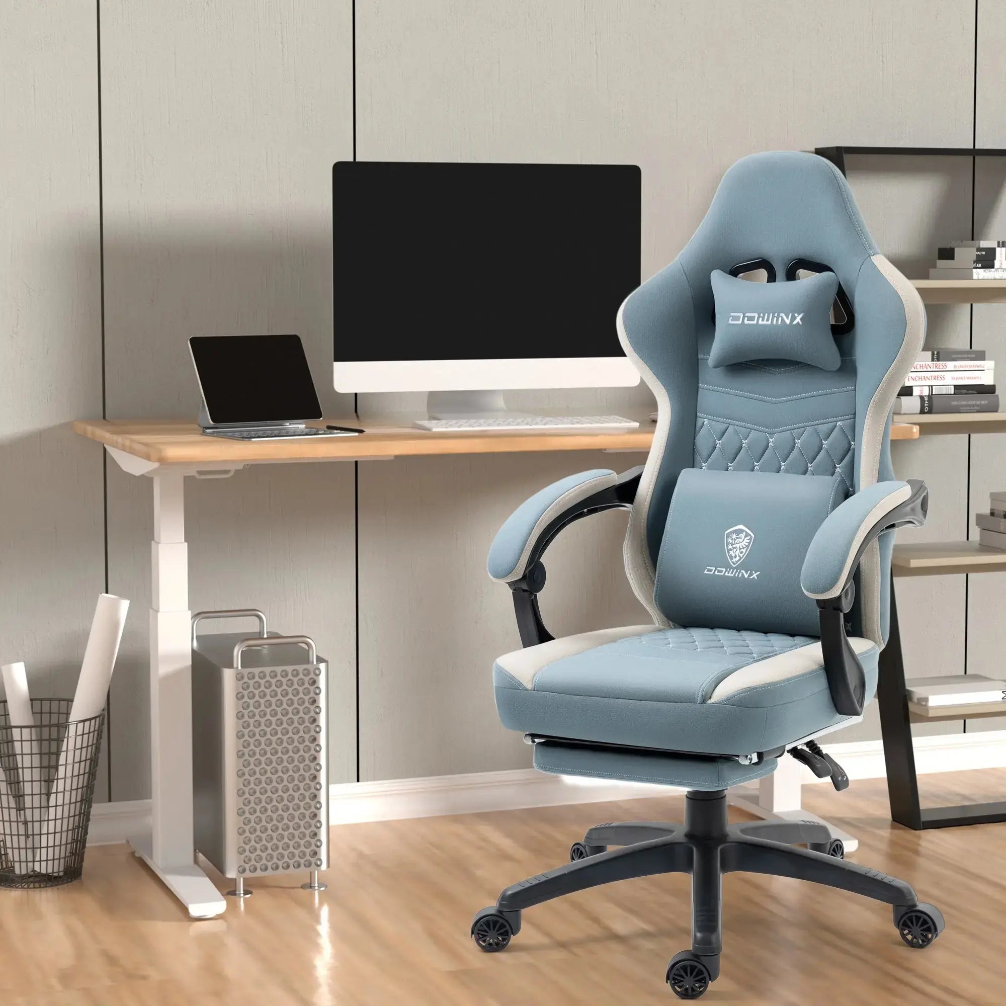 Dowinx Gaming Chair 6657D - Ergonomic Fabric Design for Comfort – dowinx- gaming-chair.EU